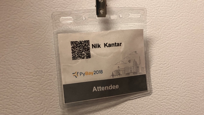 PyBay 2018 badge