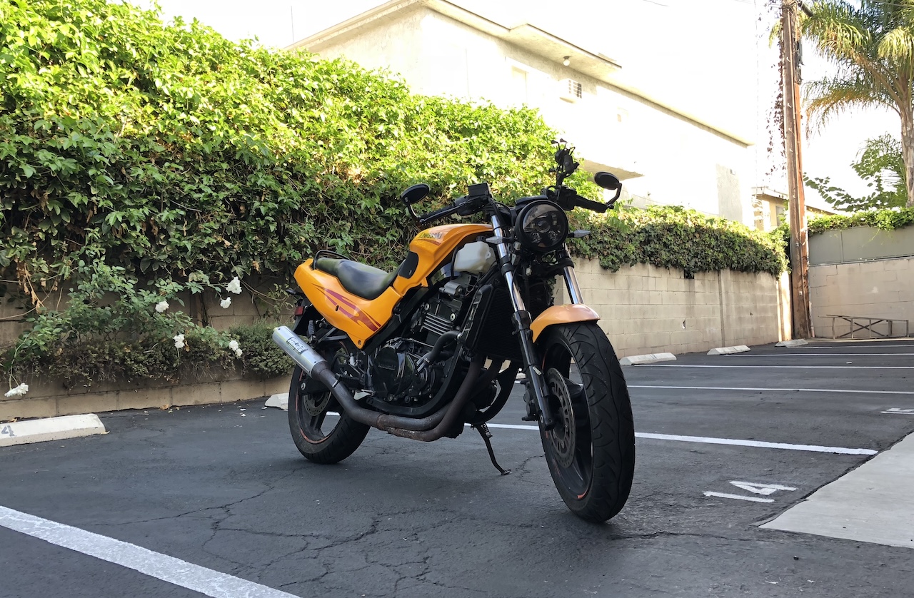 my old Ninja in its Shitfighter guise my old Ninja in its Shitfighter guise